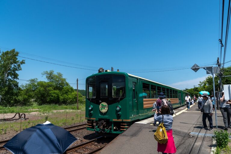 JR釧網線の「釧路湿原ノロッコ号」