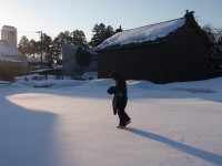 水(H20)の上を歩く奇跡:雪の上を自由散歩・シミワタリ