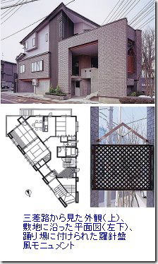 NO.43 「敷地への配置②」・・・・変形ゆえに楽しい空間