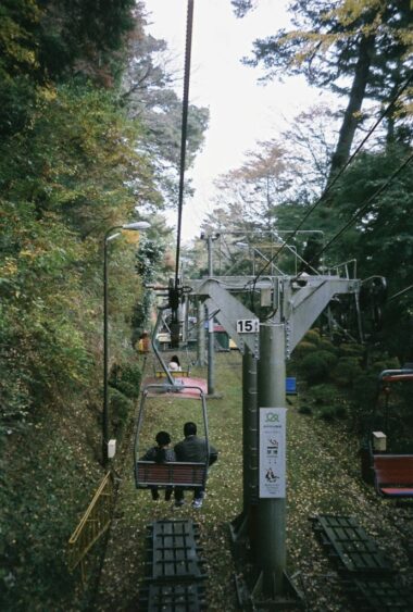 フィルムカメラで撮ったリフト