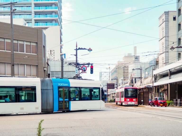 富山市内の路面電車